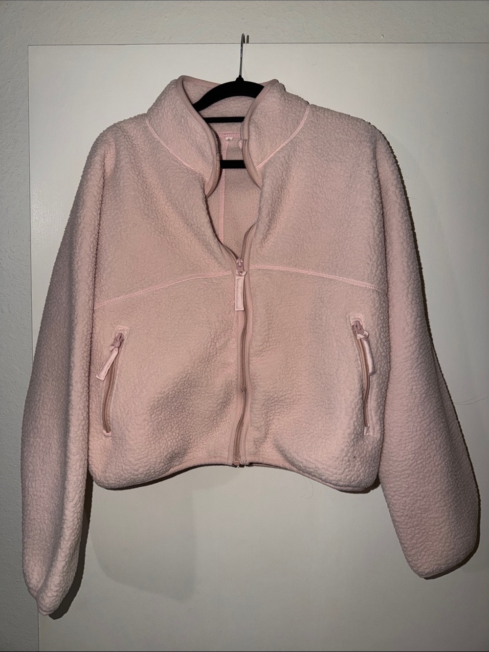 Cozy Women's Light Pink Fleece Jacket